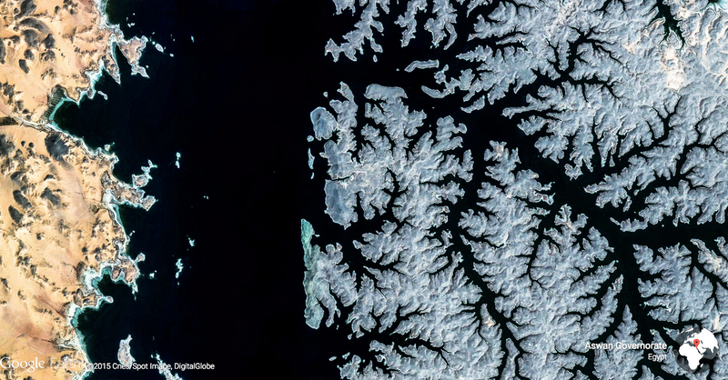 Illustration for article titled The Most Beautiful Landscapes From 10 Years of Google Earth